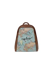 DOGO Tagesrucksack "Tidy Bag Rucksack Explore Damen Backpack", braun, Lederimitat, Rucksäcke