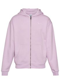 Karl Kani Herren Sweatjacke "Karl Kani Herren", lila, Gr. L, unifarben, 80% Baumwolle, 20% Polyester, Sweatjacken