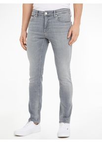 Tommy Jeans Herren 5-Pocket-Jeans "SCANTON SLIM", grau, casual, Gr. 38, Denim/Jeans, Obermaterial: 92% Baumwolle, 6% Polyester, 2% Elasthan, Jeans