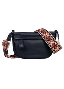 Tom Tailor Damen Umhängetasche "Palina", blau, Polyurethan, clean, gepflegt, unifarben, Taschen, aus weichem Lederimitat mit effektvollem