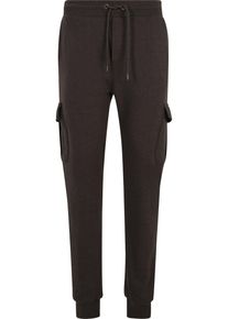 DEF Herren Stoffhose "DEF Herren DEF Gringo Sweatpants Beige", grau, Gr. XL, unifarben, 80% Baumwolle, 20% Polyester, Hosen