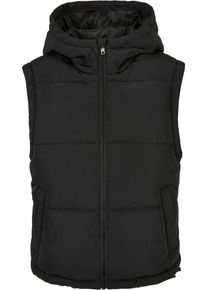Urban Classics Damen Jerseyweste "Urban Classics Damen Ladies Recycled Twill Puffer Vest", schwarz, Gr. XS, 100% Polyester, Westen