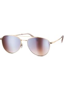 Marc O'Polo MARC O'POLO Damen Pilotenbrille "Modell 505066", gold, klassisch, Brillen, Logoschriftzug auf dem Glas