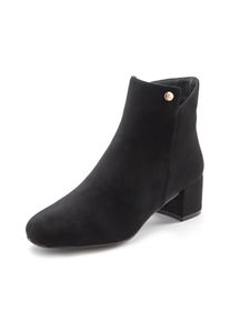 Lascana Damen Stiefelette, Gr. 38, schwarz, Obermaterial: 100% Textilmaterial. Futter: 100% Textilmaterial. Decksohle: 100% Textilmaterial.