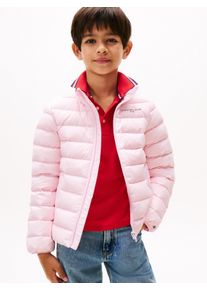 Tommy Hilfiger Mädchen Steppjacke "ESSENTIAL LIGHT DOWN JACKET", rosa, casual, Gr. 6, unifarben, Web, Obermaterial: 100% Polyamid, Jacken, für Kinder