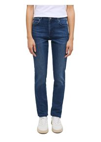 Mustang Damen 5-Pocket-Jeans "Style Crosby Relaxed Slim", blau, casual, Gr. 34, Denim/Jeans, Obermaterial: 74% Baumwolle, 23% Polyester, 3% Elasthan,