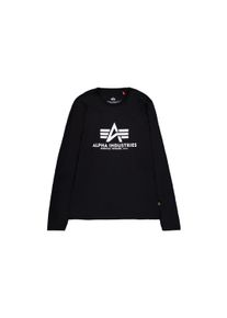 Herren Longsleeve "Alpha Industries Men - Longsleeves Basic Longsleeve BL", schwarz, Gr. XXXL, Alpha Industries, Obermaterial: 100% Baumwolle, Shirts