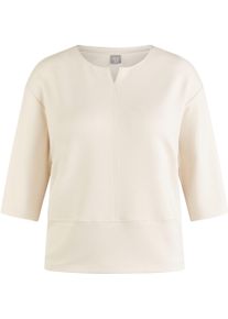 Rabe Damen 3/4-Arm-Shirt, gelb, casual, Gr. 38, unifarben, Web, Obermaterial: 48% Modal, 47% Polyester, 5% Elasthan, Shirts, mit V-Schlitz und