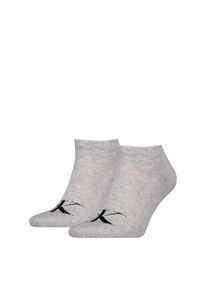 Herren Sneakersocken "CKJ MEN SNEAKER 2P MONOGRAM", Calvin Klein Jeans, Gr. 39, grau, Baumwollmischung, Socken, mit dezentem Logo