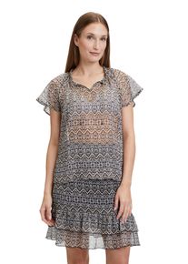 Cartoon Damen Shirtbluse "Cartoon Blusenshirt mit Schnürung", schwarz, modisch, Gr. 42, Obermaterial: 100% Polyester., Blusen