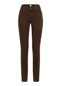 Brax Damen 5-Pocket-Hose "Style SHAKIRA", braun, Gr. 40, 40% Lyocell, 28% Modal, 17% Baumwolle, 12% Elastomultiester, 3% Elasthan, Hosen