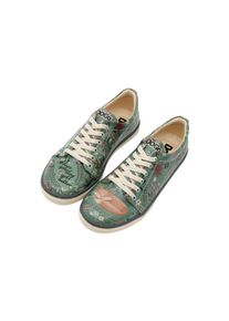 DOGO Damen Sneaker "Classic Schnürsneaker The Wise Owl Damen Sneaker", Gr. 37, orange, Lederimitat, Schuhe, Vegan
