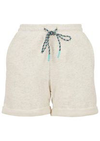 Urban Classics Damen Stoffhose "Urban Classics Damen Ladies Beach Terry Shorts", grau, Gr. S, unifarben, 65% Baumwolle, 35% Polyester, Hosen
