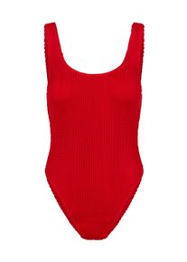 MODA MINX Damen Badeanzug "Scrunch", rot, feminin, Gr. XXL, unifarben, 97% Polyamid, 3% Elasthan, Badeanzüge, im schlichten Design