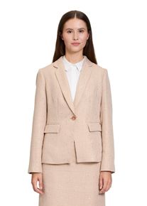 BETTY & CO BETTY & CO Damen Kurzblazer "Betty & Co Kurzblazer mit Hahnentrittmuster", braun, modisch, Gr. 42, Obermaterial: 80% Polyester, 20% Wolle. Futter: