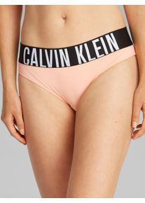 Damen Bikinislip "BIKINI", Calvin Klein Underwear, Gr. L, orange, Obermaterial: 82% Polyamid, 18% Elasthan, Unterhosen, mit großem Logo