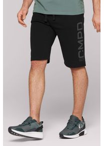 CAMP DAVID Herren Sporthose, schwarz, casual, Gr. S, bedruckt, Material: 78% Baumwolle, 22% Polyester, Hosen, mit Gesäßtasche