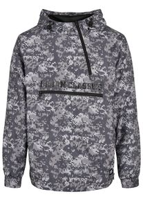 Urban Classics Herren Allwetterjacke "Urban Classics Herren Commuter Pull Over Jacket", grau, casual, Gr. S, mehrfarbig, 100% Polyester, Jacken