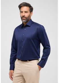 Eterna Herren Langarmhemd "MODERN FIT", blau, Gr. 40, Twill, 100% Baumwolle, Hemden, NON IRON (bügelfrei)
