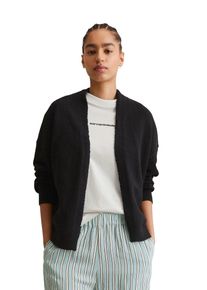Marc O'Polo Damen Cardigan, schwarz, casual, Gr. L, MARC O'POLO DENIM, Strick, Obermaterial: 100% Baumwolle, Strickjacken