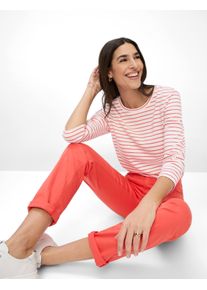 Brax Damen 5-Pocket-Hose "Style CAROLA", rot, Gr. 23, 96% Baumwolle, 4% Elasthan, Hosen