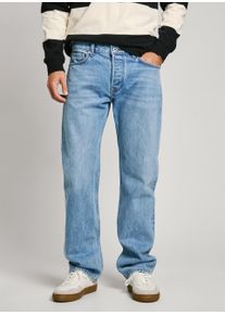 Pepe Jeans Herren Loose-fit-Jeans "LOOSE JEANS", blau, casual, Gr. 33, Denim/Jeans, Obermaterial: 100% Baumwolle, Jeans