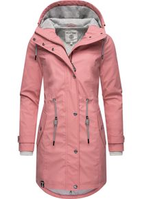PEAK TIME Damen Regenjacke "L60042", lila, modisch, Gr. XS, Obermaterial: 100% Polyurethan, Futter 1: 100% Polyester, Futter 2: 60% Baumwolle, 40%