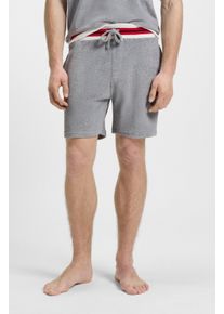 HUGO UNDERWEAR Herren Sweatshorts "JAXON", Gr. L, grau, Sweatware, Obermaterial: 70% Baumwolle, 30% Polyester, meliert, Hosen, kontrastfarbene