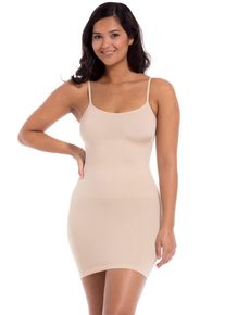 Damen Shaping-Kleid "Seamless Bodydress", MAGIC BODYFASHION, Gr. M, braun, Web, Obermaterial: 89% Polyamid, 11% Elasthan, unifarben, feminin,