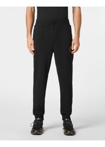 Plein Sport Herren Jogginghose "Tiger", schwarz, Gr. 4XL, Obermaterial: 59% Baumwolle, 41% Polyester, Hosen