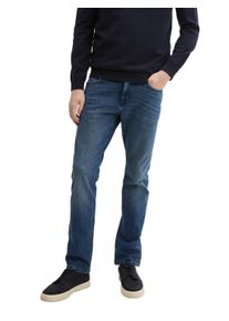 Tom Tailor Herren Slim-fit-Jeans "JOSH", blau, casual, Gr. 34, unifarben, Denim/Jeans, Obermaterial: 98% Baumwolle, 2% Elasthan, Jeans, im