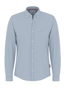 JOOP! JOOP JEANS Herren Langarmhemd "Haven3-W", blau, casual, Gr. XXL, Web, Obermaterial: 100% Baumwolle, Hemden, Mit Ton-in Ton Markenlogoprint auf der