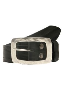 Damen Ledergürtel, schwarz, klassisch, Gr. 110, RETTUNGSRING BY SHOWROOM 019, unifarben, Rindsleder, Gürtel