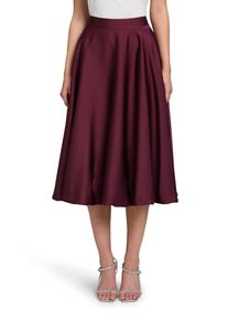 Vera Mont Damen Maxirock "Vera Mont Ballonrock mit elastischem Bund"deep dahlia, elegant, Gr. 36, Satin, Obermaterial: 100% Polyester. Futter: 100%