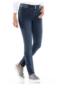 Classic Basics Damen Bequeme Jeans, blau, Gr. 20, unifarben, 81% Baumwolle, 17% Polyester, 2% Elasthan, Jeans