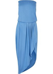 Urban Classics Damen Shirtkleid "Urban Classics Damen Ladies Viscose Bandeau Dress", blau, klassisch, Gr. XXXL, unifarben, 95% Viskose, 5% Elasthan,