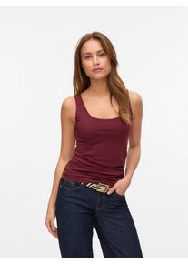 Véro Moda VERO MODA Damen Tanktop "VMLULU LONG TANK TOP JRS GA NOOS", lila, modisch, Gr. XL, unifarben, Jersey, Obermaterial: 95% Baumwolle, 5% Elasthan, Tops