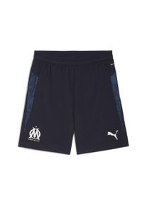Puma Herren Sporthose "Olympique de Marseille Trainingsshorts Herren"new navy weiß blau, Gr. L, Obermaterial: 100% Polyester; Taschenfutter: 100%