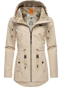 Ragwear Damen Outdoorjacke "Monadis", beige, casual, Gr. XL, Obermaterial: 100% Polyester, Innenfutter: 100% Polyester, Jacken, Leichte Damen
