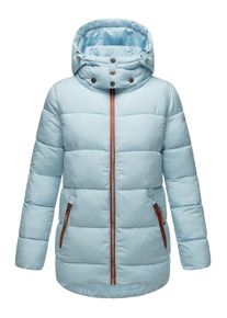 Navahoo Damen Winterjacke "Wattewölkchen", blau, Basic, Gr. M, Obermaterial: 100% Polyester (recycelt), Futter: 100% Polyester (recycelt),