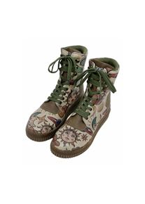 DOGO Damen Schnürboots "Future High Top Boots Dreams For Dreamers Damen Stiefeletten", Gr. 37, bunt, Lederimitat, Schuhe, Vegan
