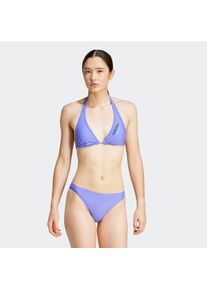 Damen Bustier-Bikini "SPW NECKH BIK", blau, sportlich, Gr. S, adidas Performance, Obermaterial: 78% Polyamid, 22% Elasthan, Bikini-Sets