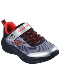 Skechers Kinder Sneaker "MICROSPEC ADVANCE", Gr. 34, silber, Lederimitat, Textil, sportlich, Schuhe