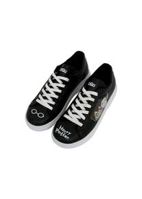 DOGO Damen Sneaker "Ace Low-Top Sneaker Friends Till Eternity Harry Potter Black", Gr. 41, schwarz, Lederimitat, casual, Schuhe, Vegan