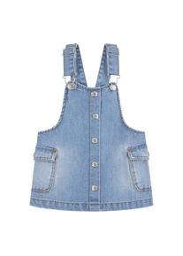 LEVI'S KIDS Mädchen Latzkleid "LVG CARGO POCKET SKIRTALL"fully baked, casual, Gr. 3, Denim/Jeans, Obermaterial: 100% Baumwolle, Kleider