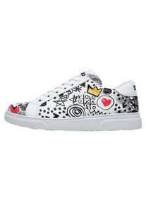 DOGO Damen Sneaker "Ace Low-Top Sneaker Icon Damen Sneaker", Gr. 41, weiß, Lederimitat, casual, Schuhe, Vegan