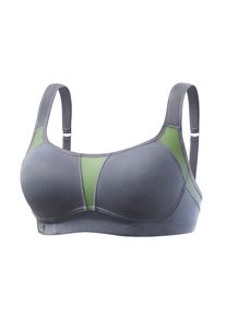 H.I.S. H.I.S Damen Sport-BH, Gr. 100, bunt, Microtouch, Obermaterial: 90% Polyester (COOLMAX), 10% Elasthan (LYCRA), sportlich, BHs, ohne Bügel mit COOLMAX