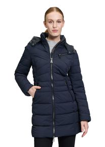 Gil Bret Damen Steppjacke "Gil Bret Steppmantel mit abnehmbarer Kapuze", blau, sportlich, Gr. 38, Obermaterial: 100% Polyamid. Besatz: 100%