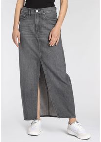 Levi's LEVI'S Damen Jeansrock "Ankle Column Skirt", grau, casual, Gr. 28, Denim/Jeans, Obermaterial: 100% Baumwolle, Röcke