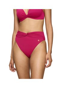 Triumph Damen Bikini-Hose "Summer Twist Highwaist brief", lila, elegant, Gr. 36, Microfaser, Obermaterial: 84% Polyamid, 16% Elasthan, Badehosen,